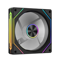 Ventilateur de refroidissement CPU RGB Wanmsile 120 mm, LED spectre complet, roulement fluide, 4 broches, 26 dBA, fonctionnement silencieux pour le refroidissement du processeur de boîtier d'ordinateur