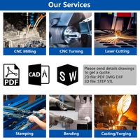 Servicio de Mecanizado de Piezas de Torneado CNC, Piezas de Aluminio Anodizado de Alta Precisión Personalizadas, Servicio de Fresado de Metal