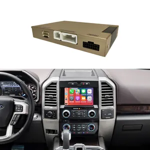 Road Top Customizable Wireless Carplay & Android Auto CarPlay Retrofit Kit Decoder Box for Ford SYNC2 with 8" LCD Screen