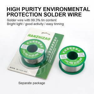 Fil à souder en étain sans plomb, écologique, en emballage blister, diamètre 0,8 mm, compatible avec la <span class=keywords><strong>soudure</strong></span> à basse température, OEM pris en charge - Product Image 3