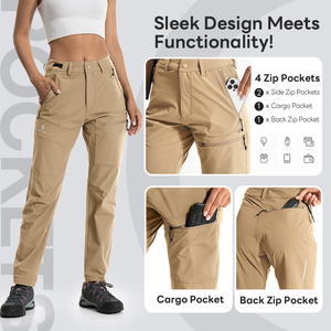 Pantaloni Tattici Kamotour KP2 da <span class=keywords><strong>Donna</strong></span>, Traspiranti e ad Asciugatura Rapida per Arrampicata ed Escursionismo, Regolabili - Product Image 4