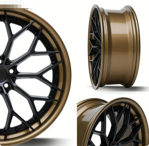 Jantes de course forgées en deux parties à profil profond personnalisé 5x112 5x114.3 5x120 18 19 20 21 22 pouces compatibles avec <span class=keywords><strong>Audi</strong></span> A4 A5 <span class=keywords><strong>A6</strong></span> A7 - Product Image 3