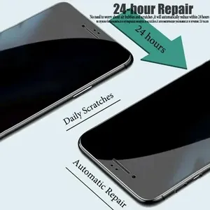 ฟิล์มกันรอยหน้าจอแบบ TPU ไฮโดรเจล OEM แบบกำหนดเองได้ สำหรับ iPhone ทุกรุ่น ทั้งแบบโค้งและแบบตรง  ฟิล์มเนื้อนุ่มแบบด้าน ป้องกันรอยขีดข่วน - Product Image 2