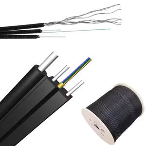 Câble de branchement FTTH à <span class=keywords><strong>fibre</strong></span> optique 1-12 fibres avec éléments de renforcement en acier et FRP, <span class=keywords><strong>gaine</strong></span> LSZH noire, garantie 15 ans, OEM disponible - Product Image 3