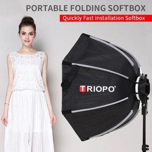 Poignée de Trépied pour Boîte à Lumière Octogonale Pliable TRIOPO 65cm 90cm 120cm pour Flash <span class=keywords><strong>Speedlite</strong></span> <span class=keywords><strong>Godox</strong></span> V860III <span class=keywords><strong>V1</strong></span> AD200Pro Yongnuo - Product Image 4