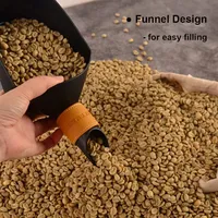 Cafemasy pour accessoires de cuisine, grande pelle doseuse pour grains de café, farine, glaçons, outil de mesure, cuillères doseuses 500g, 1kg, 2kg, en ABS