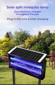 15W DC6V Solar portátil al aire libre impermeable jardín hogar insecto mosquito mosca LED repelente luz asesino lámpara matar Luz - Product Image 6