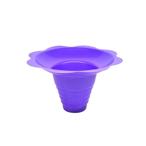 Taza de hielo desechable para afeitado con tapa, cuenco de plástico con flores, naranja, 4oz/8oz/12oz, gran oferta, <span class=keywords><strong>2023</strong></span> - Product Image 6