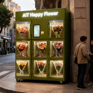Máquina Expendedora de flores AIT Máquina Expendedora de autoservicio de flores rosas con rejilla de seguro refrigerada inteligente - Product Image 6