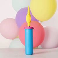 Pompe à ballons manuelle portable de haute qualité de 10 pouces, gonfleur d'air de petite taille pour gonfler les ballons de fête de Noël