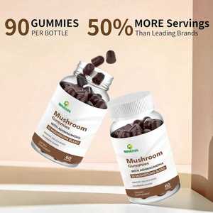 Gomitas de Hongos Orgánicos de Marca Privada OEM/ODM con Ashwagandha, Mezcla Funcional de Hongos 10 en 1 para el Apoyo Inmunológico y Mental - Product Image 3