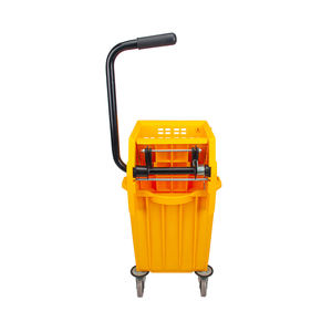 Grand seau durable de balai à franges nouveau PP industriel 33L avec <span class=keywords><strong>essoreuse</strong></span> et roues - Product Image 4
