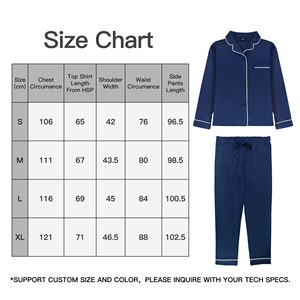 Dài Tay Áo Viscose Đồ Ngủ Mềm Loungewear Với Quần Mát Pjs Phụ Nữ Thoải Mái Quần Áo Ngủ 2 Mảnh Phụ Nữ Tre Bộ Đồ Ngủ - Product Image 3