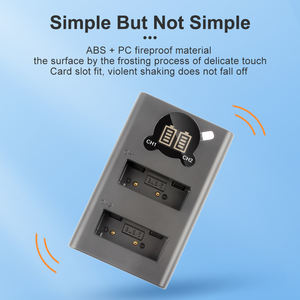 Chargeur double avec écran LCD intelligent pour appareils photo <span class=keywords><strong>Olympus</strong></span>/System PEN E-PL2 E-PL5 E-PM2 1s OM-D E-<span class=keywords><strong>M10</strong></span> E-<span class=keywords><strong>M10</strong></span> Mark II - Product Image 5