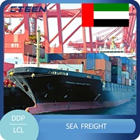 Consolidation du transport vers l'avant livraison maritime de Chine vers les Émirats arabes unis DDP DDU transport logistique livraison fret