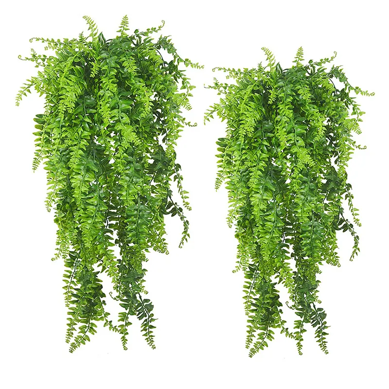 Hot Selling künstliche grüne Pflanzen Faux Persian Grass Vine künstliche hängende Farn Vine hängende Girlande für Raum wand