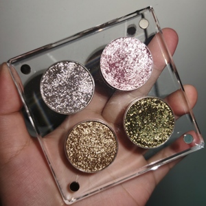 Nouvelles Ombres à Paupières Multichromes Métalliques Scintillantes en Acrylique Cosmétique Pigmentées Super Ultra Brillantes Enlumineur Paillettes Ombre à Paupières - Product Image 3