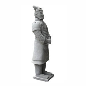 Vente de guerriers en terre cuite Xian grandeur nature granit calcaire en marbre sculpté à la main Antique personnalisé en usine - Product Image 2