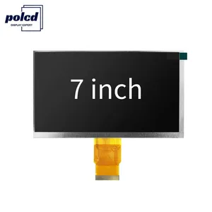 Polcd 7 inch RoHS high brightness TFT LCD Panel 800*480 RGB Interface Capacitive Touch TFT LCD Display Module