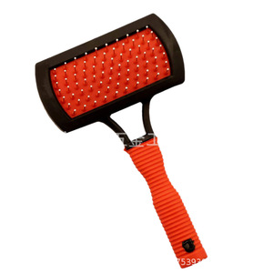 Air Conditioner Cleaning Brush Red Handle Double Sided With Metal Fins For Evaporator Coil Home Use 2Pcs Set - Product Image 1