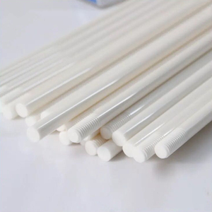 Tige en céramique M6M8 Tige filetée en céramique d'alumine 99% pour <span class=keywords><strong>PECVD</strong></span> - Product Image 1