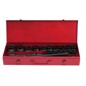 Jeu de douilles robustes de 21 pièces, qualité industrielle, kit d'outils pour mécanicien, pour réparation automobile et de machines, jeu de clés hexagonales - Product Image 3