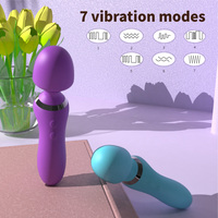 Mini AV-Stabvibrator aus der Fabrik, körpersicherer Silikon-Vibrator, kleiner, leistungsstarker Handvibrator, USB-aufladbar, wasserdicht, leiser Massager für Frauen