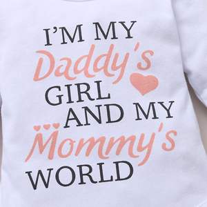 Vestiti della ragazza del neonato vestiti del bambino pagliaccetto dell'increspatura <span class=keywords><strong>pantaloni</strong></span> floreali vestiti della neonata del bambino sveglio Set di <span class=keywords><strong>4</strong></span> pezzi - Product Image 6