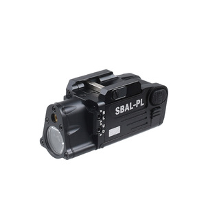 Lampe torche tactique SBAL-PL LED avec stroboscope et laser rouge-vert, étanche, lampe frontale à montage sous-éclairage - Product Image 5
