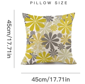 Tùy chỉnh 45*45cm in trang trí ném Polyester gối bìa cho phòng ngủ phòng khách sofa đệm gối trường hợp Gối & đệm - Product Image 3