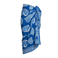 TW-Maillot de bain une pièce imprimé fermeture éclair, manches longues, maillot de bain avec sarong pour femmes