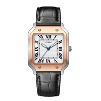 Jam Tangan Quartz Tahan Air Bercahaya Gaya Bisnis Fashion Terlaris untuk Pria