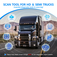 ANCEL HD3300 Scanner pour camions poids lourds, outil de régénération DPF, diagnostic de tous les systèmes pour Cummins, Detroit, Caterpillar, Paccar, Volvo