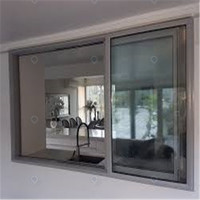 Mur-rideau commercial PRIMA, cadre dissimulé moderne avec ouverture à battant, isolation thermique, mur en verre extérieur pour bâtiment