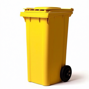 Wheeled <b>bin</b> (120Lt) URBAN ECO SYSTEM Yellow 25696 - Product Image 2