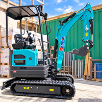 PENGIRIMAN GRATIS China Excavator Mini Murah Mini Digger Grosir 1 Ton 2 Ton 3.5 Ton Harga Micro Bagger Dengan Bucket Thumb