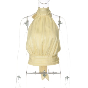 04 เสื้อเกาะอกแบบผูกเชือกแฟชั่นใหม่สำหรับฤดูหนาว - Product Image 5