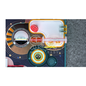 Conception originale 2023, nouveaux jouets électriques amusants et mignons sur le thème de l'espace, en forme de lapin, pour aire de jeux intérieure, ensemble de jeux souples pour tout-petits - Product Image 3