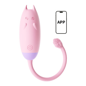 2025 Oplaadbare Schattige Bluetooth Afstandsbediening Vibrator Ei Voor Vrouwen Met App Smart Beste Draadloze Liefde Ei Vibrator <span class=keywords><strong>Ass</strong></span> - Product Image 2
