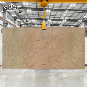 Goldtop Stone Modern Style Polished Finish Surface Burley Yellow Marble Big Slabs for Commercial Building Interior Decoration - Product Image 1