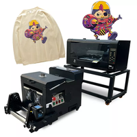 XP600 DTF Machine d'impression A3 DTF Imprimante A3 30cm XP600 T-shirt Imprimante DTG avec Powder Dyer Shaking Machine