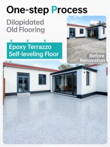 JHY <span class=keywords><strong>PAINT</strong></span> JHY-EPOXY01 Epoxidharz Farbiger Sand Selbstverlaufende Bodenfarbe Raumepoxidharz Flüssigbeschichtung - Product Image 3