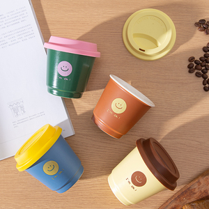 แก้วกาแฟเซรามิกพกพาขนาดเล็กน่ารัก 230 มล. 7 ออนซ์ แก้วนมชาพอร์ซเลน แก้วกาแฟแบบใช้ซ้ำได้ ของขวัญ - Product Image 6