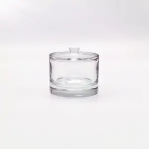 Luxe Mistsproeierpomp 100Ml Glazen Parfumfles Ronde Kolom Ontwerp Geschenkdoos Verpakking