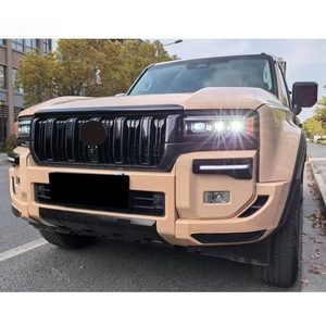 YBJ voiture accessoires Kit carrosserie calandre de pare-chocs avant Version <span class=keywords><strong>VX</strong></span> noir pour <span class=keywords><strong>Prado</strong></span> FJ250 2024-2027 modifié LC250 Kit carrosserie - Product Image 5