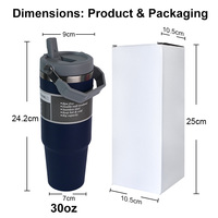 Gobelet de Voyage Isotherme en Acier Inoxydable Double Paroi 20oz 30oz, Logo Personnalisé Direct Usine