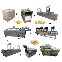Bananenchips Productielijn Automatische Frituurmachine Voor Snack Fruitplakjes