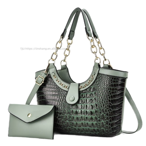 Wholesale Trendy Ladies PU Leather Women Shoulder Crossbody Bags Set Luxury Women Handbags for Women's Tote Bags - Product Image 4