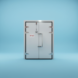 <span class=keywords><strong>Porta</strong></span> Scorrevole in Alluminio per Celle Frigorifere, Design Industriale, Apertura Manuale, Superficie Trattata per Essere Liscia, Porte Multiple per Celle Frigorifere - Product Image 1