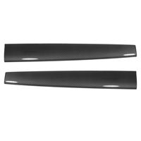 Enveloppe de couverture de tableau de bord de Console centrale en Fiber de carbone pour Tesla modèle 3 modèle Y 2021 2022 accessoires d'intérieur de voiture